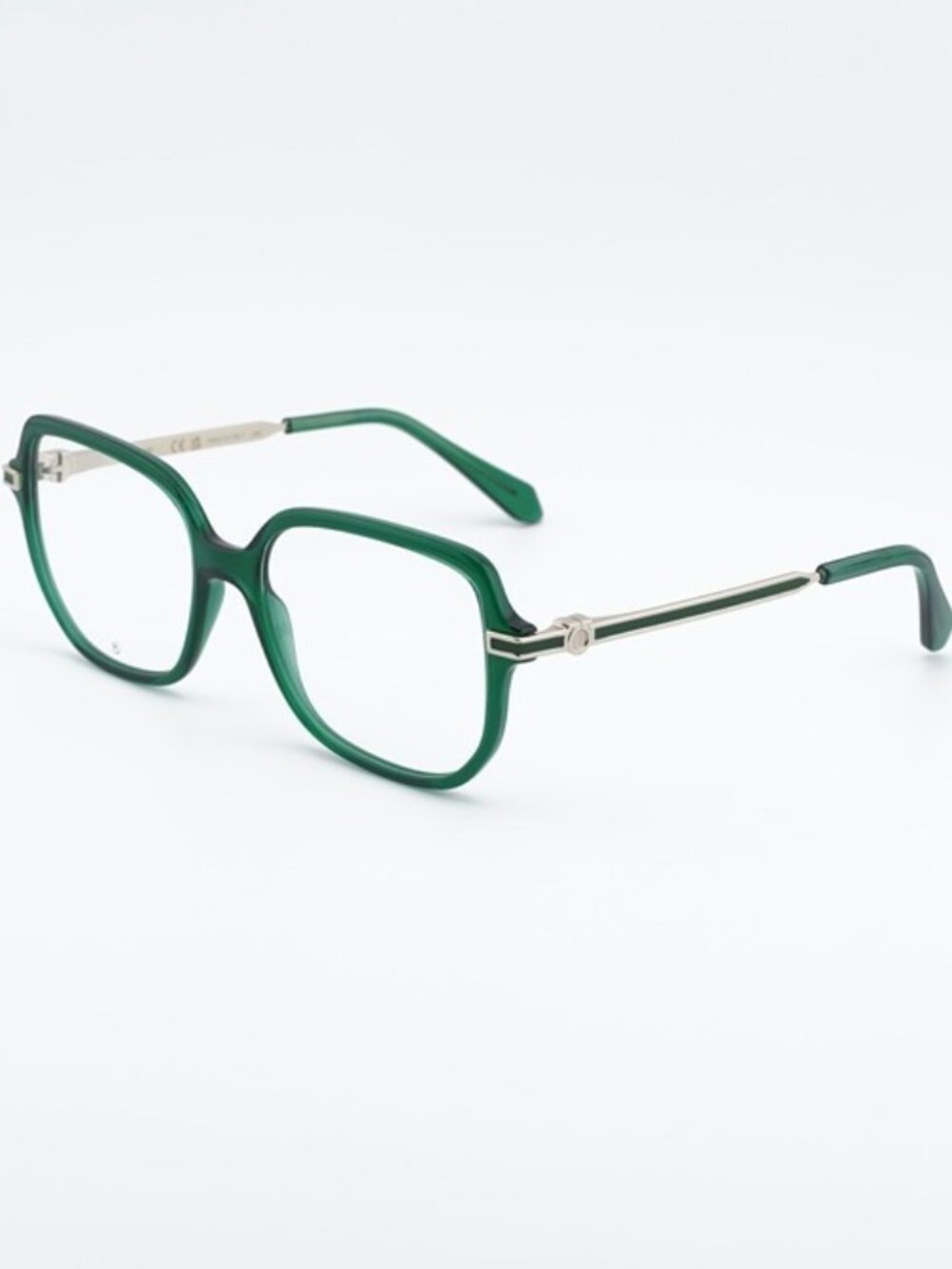 Salvatore Ferragamo SF3012 317 Eyeglasses Transpatent Green 53mm Square Frame